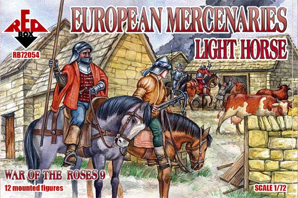 Red Box European mercenaries (light horse) War o 1:72 (72054)