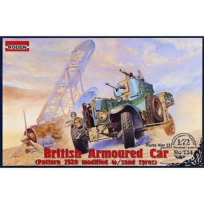 Roden British Armoured Car Pattern 1920 Mk.II (modified with sand tyres) 1:72 (734)