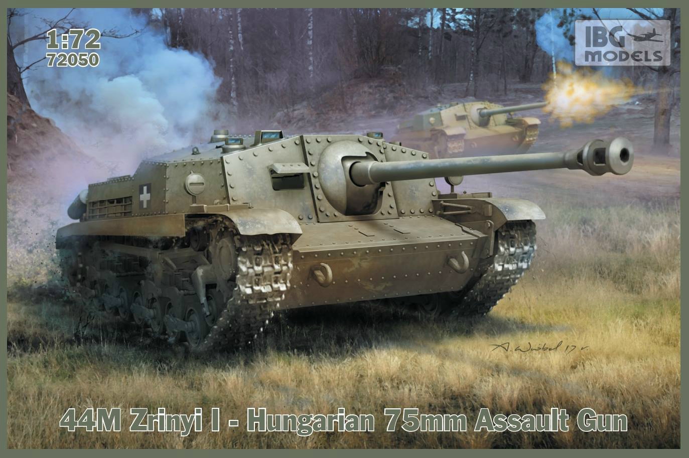 IBG 44M Zrinyi I - Hungarian 75mm Assault Gun 1:72 (72050)