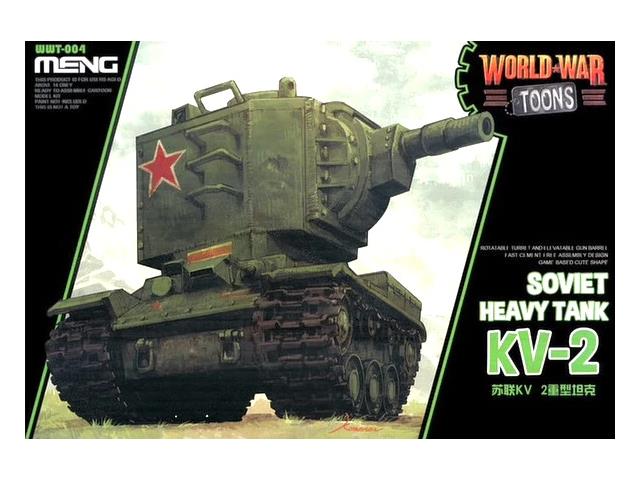 Meng Soviet Heavy Tank KV-2 WW Toons Model (WWT-004)