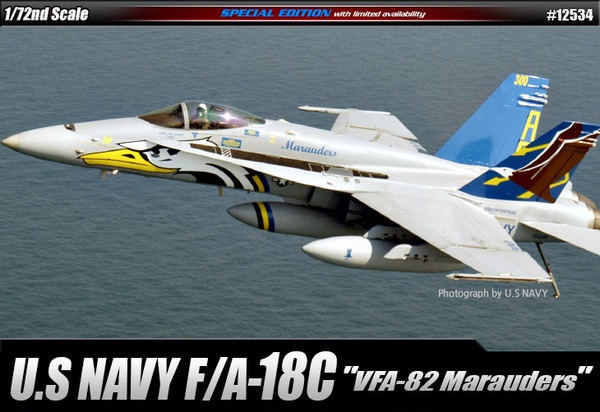 Academy NAVY F/A-18C VFA-82 Marauders 1:72 (12534)