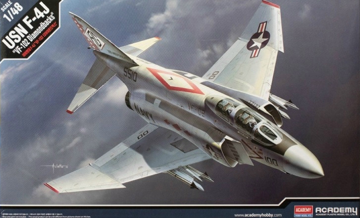 Academy USN F-4J VF-102 Diamondbacks 1:48 (12323)