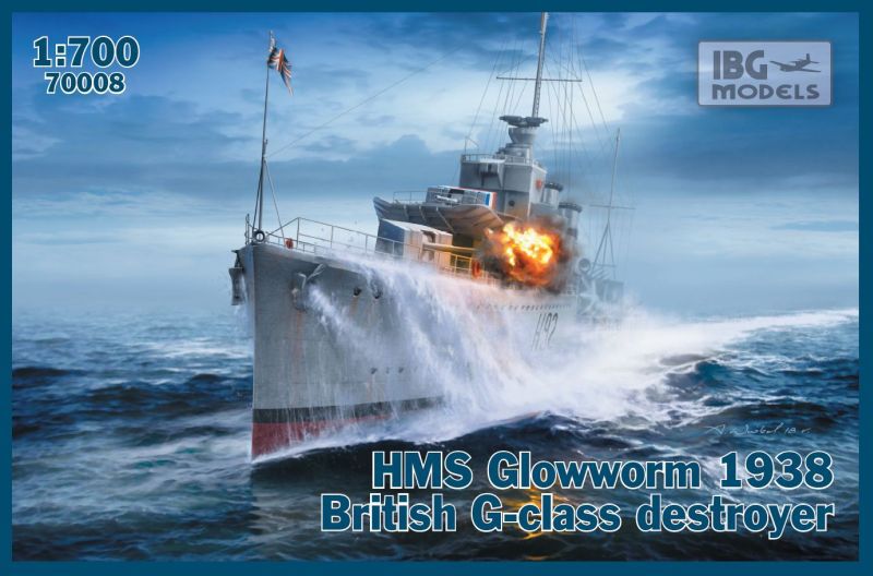 IBG HMS Glowworm 1938 G-class destroyer 1:700 (70008)
