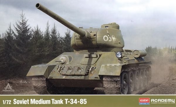 Academy Soviet Medium Tank T-34/85 1:72 (13421)