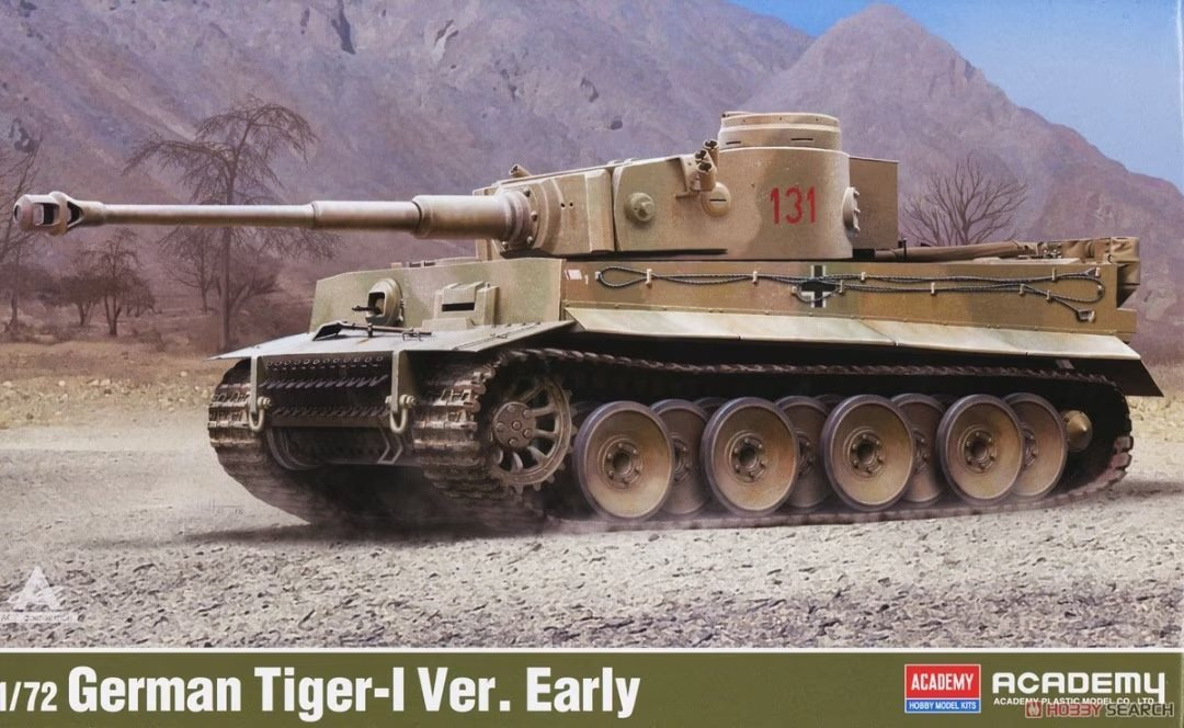 Academy Tiger I Early 1:72 (13422)