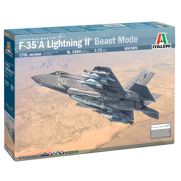 Italeri 1:72 F-35A Beast Mode CTOL Version(1464)