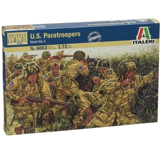 Italeri 1:72 WW2 US Paratroopers (6063)