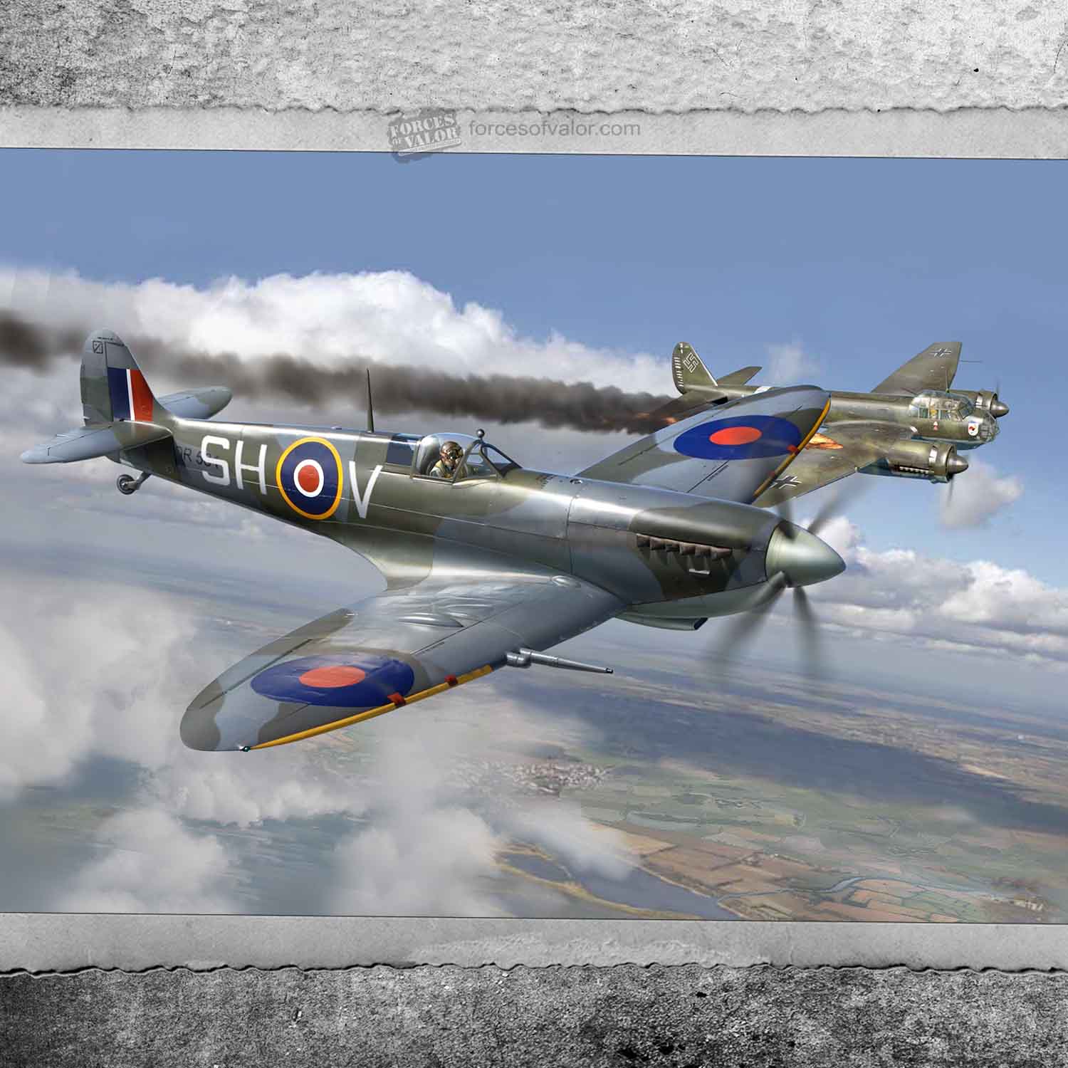 Forces Of Valor 1:72 British Spitfire MK.IX August 1942 (873009)